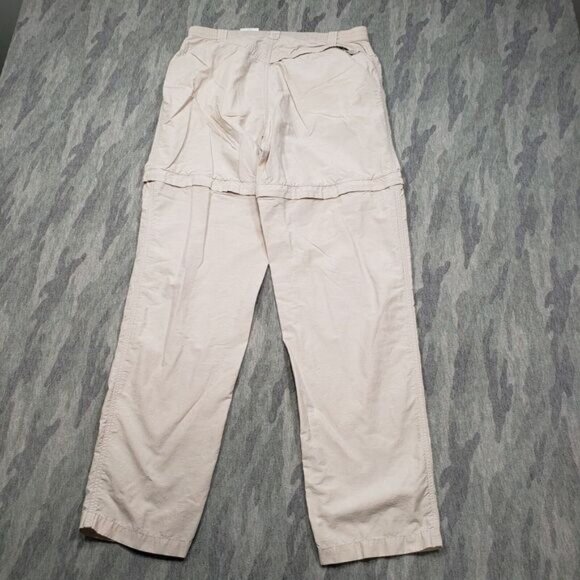 Columbia Convertible Pants Womens 8 Tan Khaki Regular Fit High‎ Rise Outdoors - Picture 10 of 11